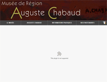 Tablet Screenshot of museechabaud.com
